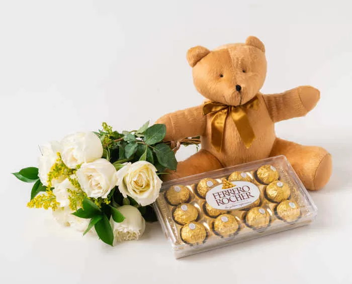 Flores e chocolates para presente com frete grátis | Isabela Flores